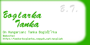 boglarka tanka business card